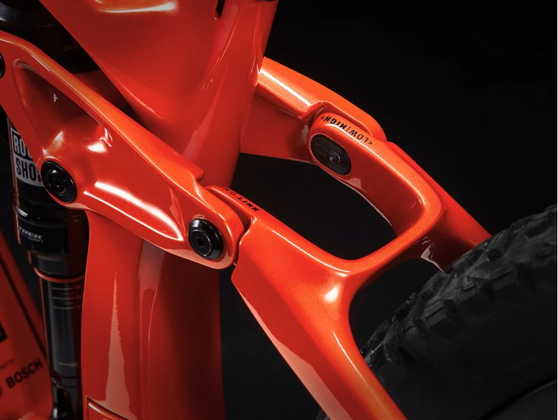 Trek Rail 9.9 CX Race Full Suspension Electric Mountain Bike 2024 in Lava Red-7